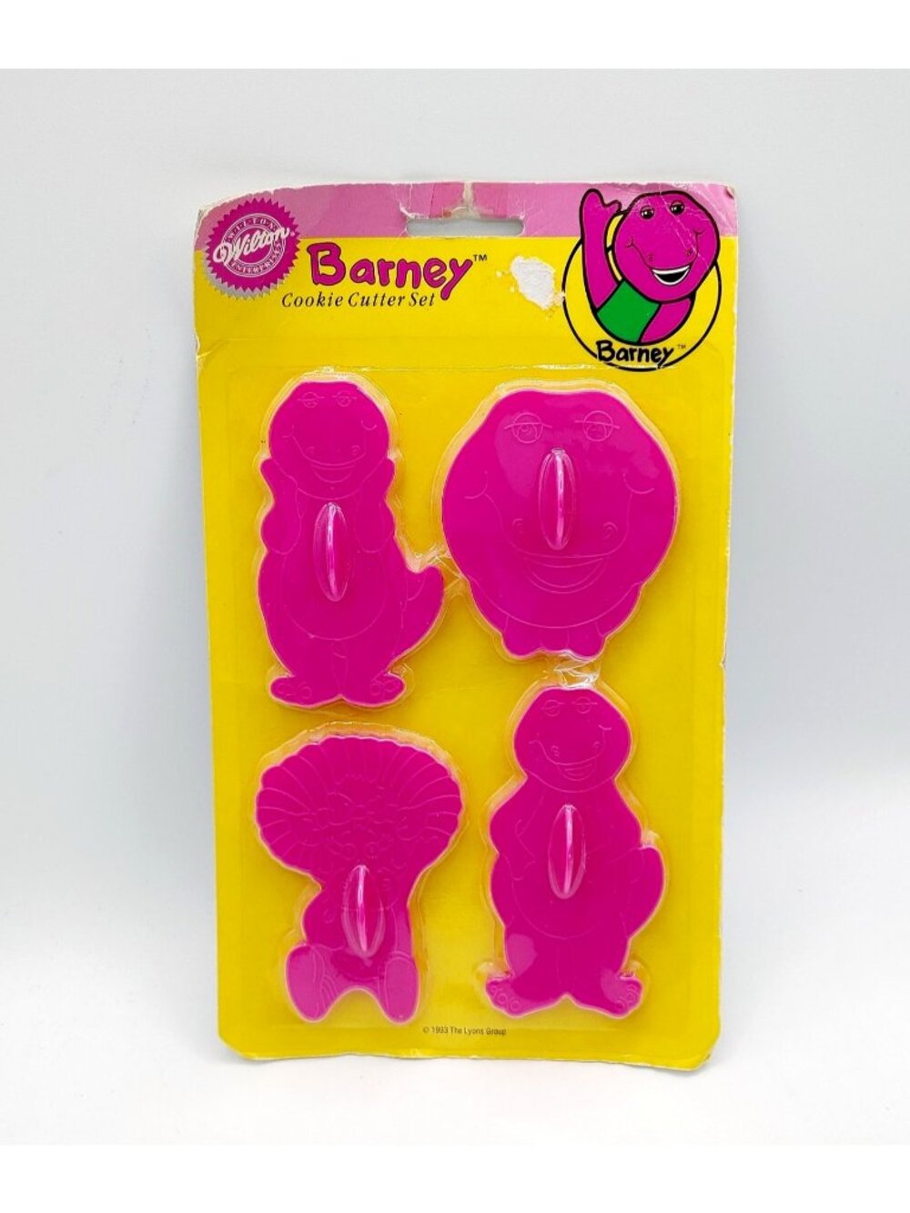 Vintage 1993 BARNEY WILTON Cookie Cutters   Set of Four 4 brand new in package